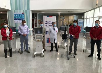 Entregan 15 Equipos para Pacientes Críticos al Hospital Regional de Talca