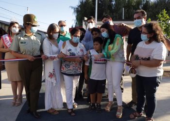 Municipalidad de Talca inauguró sede social y plaza en villa Santa Marta