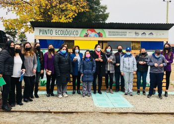 Inauguran punto verde en Escuela Especial Las Violetas en comuna de Linares