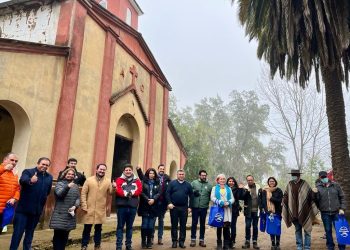 Comunidad de Vilches celebra en el Día de los Patrimonios la declaratoria de la Iglesia San Luis Gonzaga como Monumento Nacional