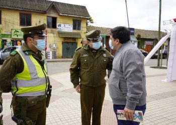 Delegado Aqueveque visitó Cauquenes para afrontar problemas de seguridad pública que afectan a la comuna