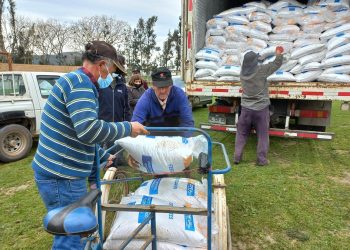 INDAP inicia entrega de fertilizantes en Curepto