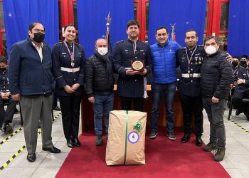 Tercera compañía del Cuerpo de Bomberos de Curicó celebró nuevo aniversario