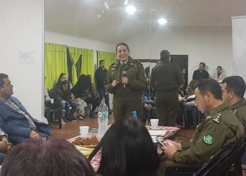 General de Carabineros se reunió con vecinos e informó el estado de avance del proyecto de la Tenencia Maule Norte
