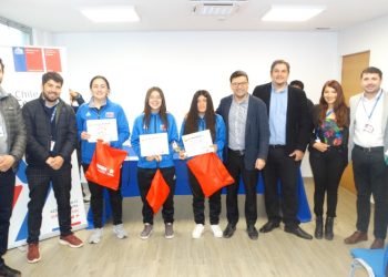 Meritorio reconocimiento a campeonas nacionales de futsal de los Juegos Deportivos Escolares