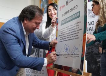 Alcalde de Talca firma convenio de asistencia recíproca con San Rafael y Retiro