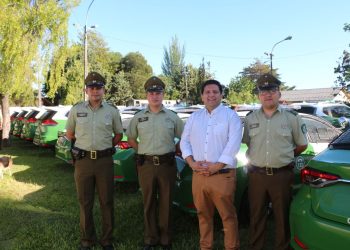 Carabineros recibe 44 nuevos vehículos para labores policiales en el Maule