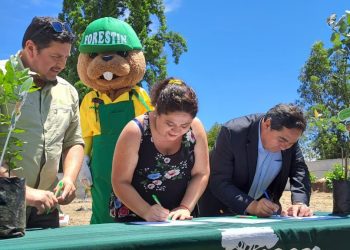 CONAF y Municipio entregan áreas verdes a 250 familias de Valles de Villa Alegre