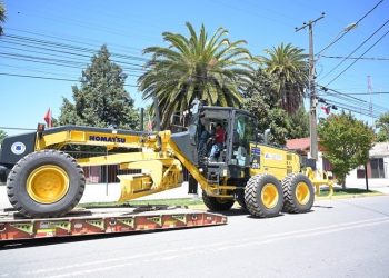 Motoniveladora para la comuna de Maule se financió gracias al Gobierno Regional del Maule