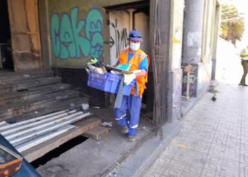 Municipalidad retiró 5 toneladas de basura del ex Teatro Victoria