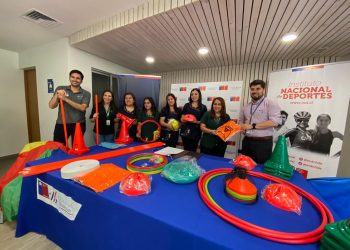 Jardines infantiles del Maule recibieron implementación deportiva de parte del Mindep-IND