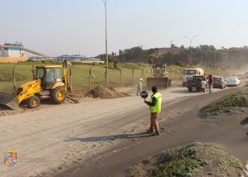 Partieron obras de pavimentación en Avenida “Costanera del Mar” de Constitución