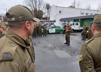 Carabineros del Maule recibe refuerzo de 160 funcionarios de Santiago para enfrentar emergencia climática