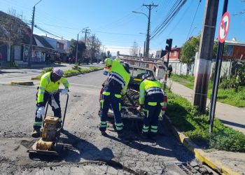 Municipalidad de Curicó inició plan de emergencia de reparación de “eventos”