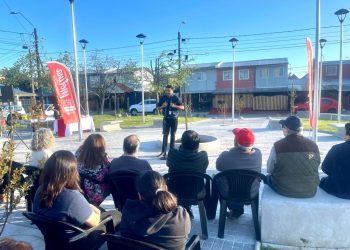 Inauguran nueva plaza para la Villa Don Leonardo de Lontué