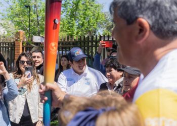 Antorcha Panamericana recorrió Talca en la previa del inicio a los juegos