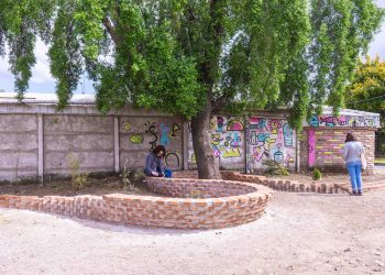 Estudiantes de arquitectura realizan intervenciones para mejorar vecindarios en Talca