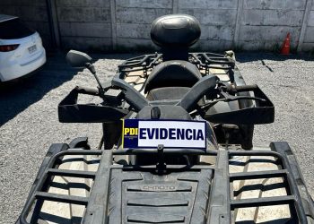 PDI recupera cuadrimoto robada