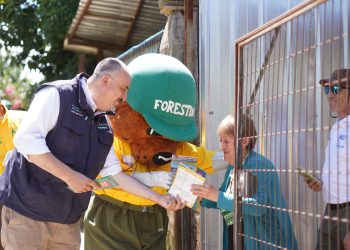 Jornada de difusión comunitaria para prevenir incendios forestales se realiza en Corinto