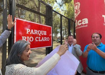 Alcalde Juan Carlos Díaz encabezó la reapertura del Parque Río Claro para toda la comunidad