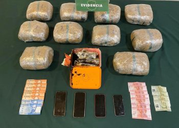 Carabineros captura en la carretera a dos sujetos con más de 10 kilos de marihuana