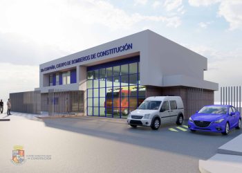 Comienza construcción de cuartel de la Segunda Compañía de Bomberos de Constitución