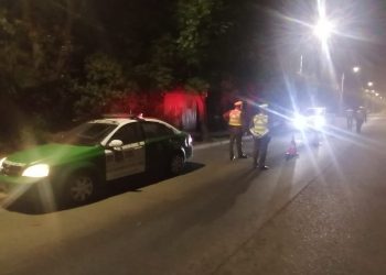 Dos detenidos tras fiscalización de Carabineros a carreras clandestinas en Talca