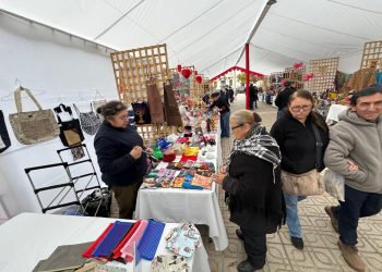 Más de 100 emprendedoras dan vida a la Feria de la Madre y Cuidadoras en la Plaza de Armas de Talca
