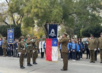 Carabineros realizó juramento de brigadistas escolares de San Clemente y Talca