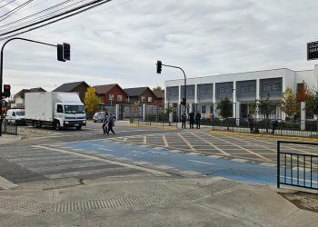 Nuevo cruce samaforizado en Ramadillas de Lircay con 22 Norte