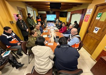 Reunión de emergencia ante evento meteorológico que se aproxima al Maule