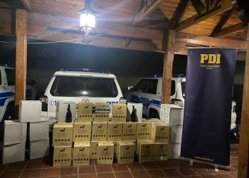 PDI recuperó 150 cajas de vino de exportación robadas