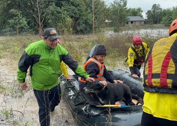 Persona mayor fue rescatada por GOPE tras crecida del Río Achibueno