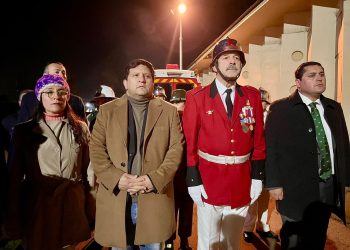 Romería en memoria de Bombero mártir Robinson Altamirano en Linares