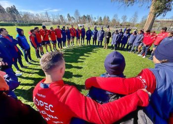 “Los Cóndores” entrenaron en Talca en la previa de partido contra Hong Kong China