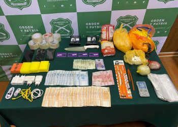 Carabineros detuvo a dos hombres por lanzar droga a la cárcel de Talca