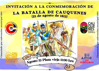 Museo Histórico y Cultural de Cauquenes rendirá homenaje a Batalla de Cauquenes
