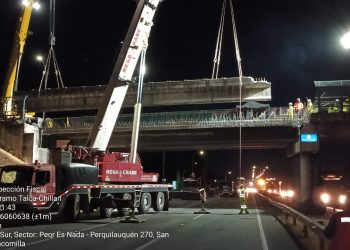 Intensos trabajos de conservación y limpieza en ruta 5 Sur