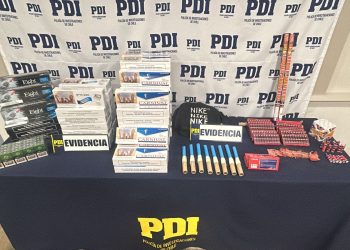 PDI incautó fuegos artificiales y cigarrillos de contrabando en Colbún