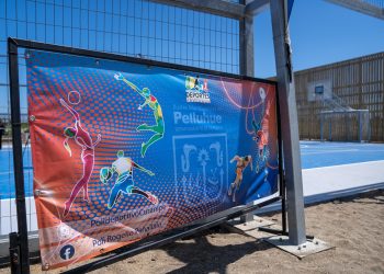 Pelluhue renueva multicanchas de la Costanera con iluminación LED y cierre perimetral