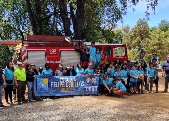 Rotary Club Talca apadrinó colonia escolar en Vilches
