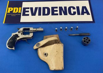 Detenido sujeto que vendía arma de fuego por redes sociales