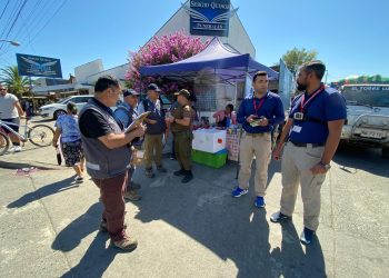 Amplio operativo de Seguridad Municipal y Carabineros permitió despejar el comercio irregular en sectores de alta concurrencia
