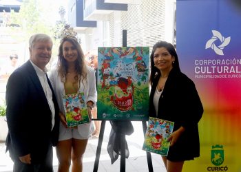 Presentan afiche de la Fiesta de la Vendimia de Curicó 2025 y promueven bases para la elección de la reina