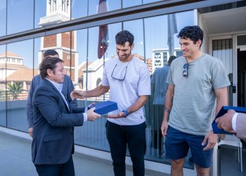 Primos Grimalt reciben reconocimiento y apoyo desde el Gobierno Regional del Maule