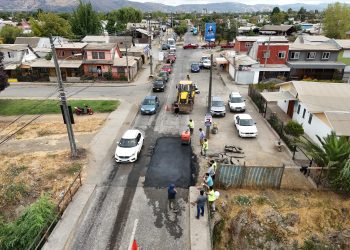 Seguridad vial y “súper miércoles”: Municipios de Talca y Maule realizan mejoras en puente que conecta ambas comunas a la altura de Villa Francia
