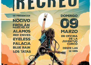 Este fin de semana se realiza Festival Rock Recreo 2025 en Curicó
