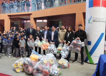 En Curepto fue el lanzamiento y firma de convenio de Escuelas Modelo del programa Crecer en Movimiento del Mindep-IND