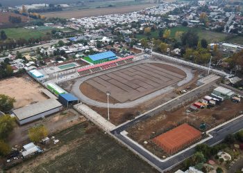Complejo Deportivo Colbún alcanzó más del 90% del avance de las obras gracias a recursos del Gobierno Regional del Maule 