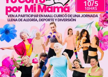 “Yo corro por mi mamá”: Curicó celebra a las madres con deporte y actividades recreativas para ellas
